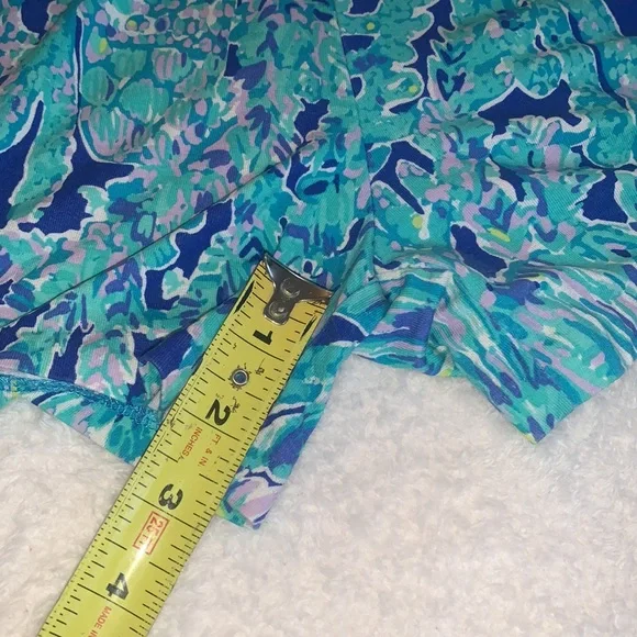 Lilly Pulitzer Lana Romper XXS Tortuga Time EUC Off Shoulder - Picture 11 of 14